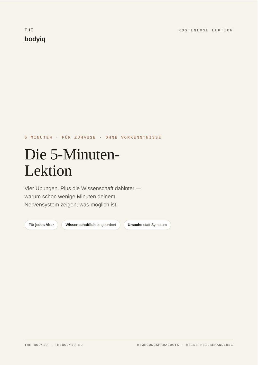 Cover der 5-Minuten-Lektion